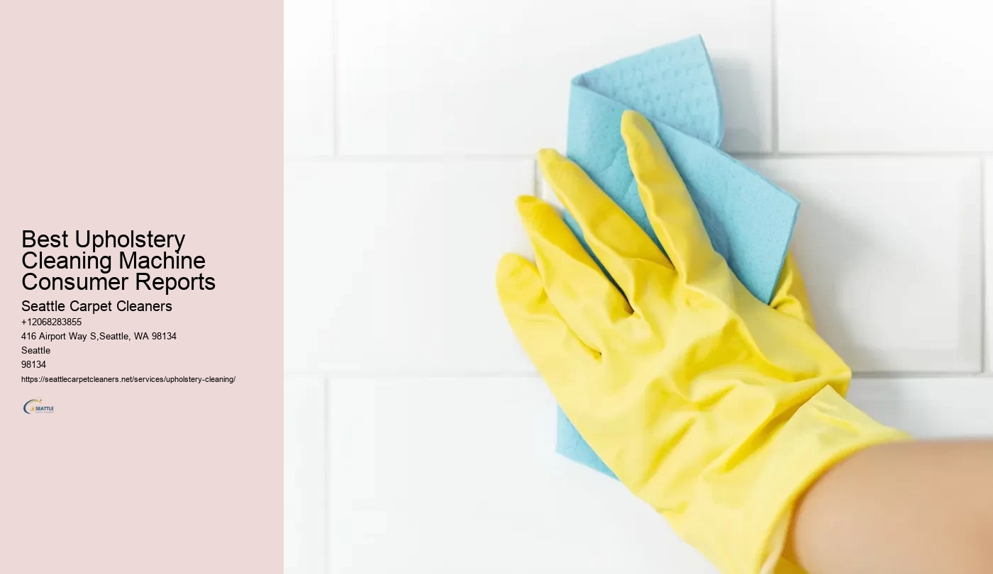 Best Upholstery Cleaning Machine Consumer Reports