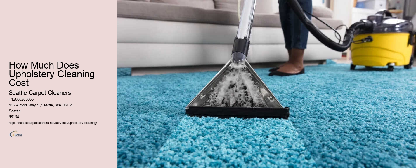 How Much Does Upholstery Cleaning Cost