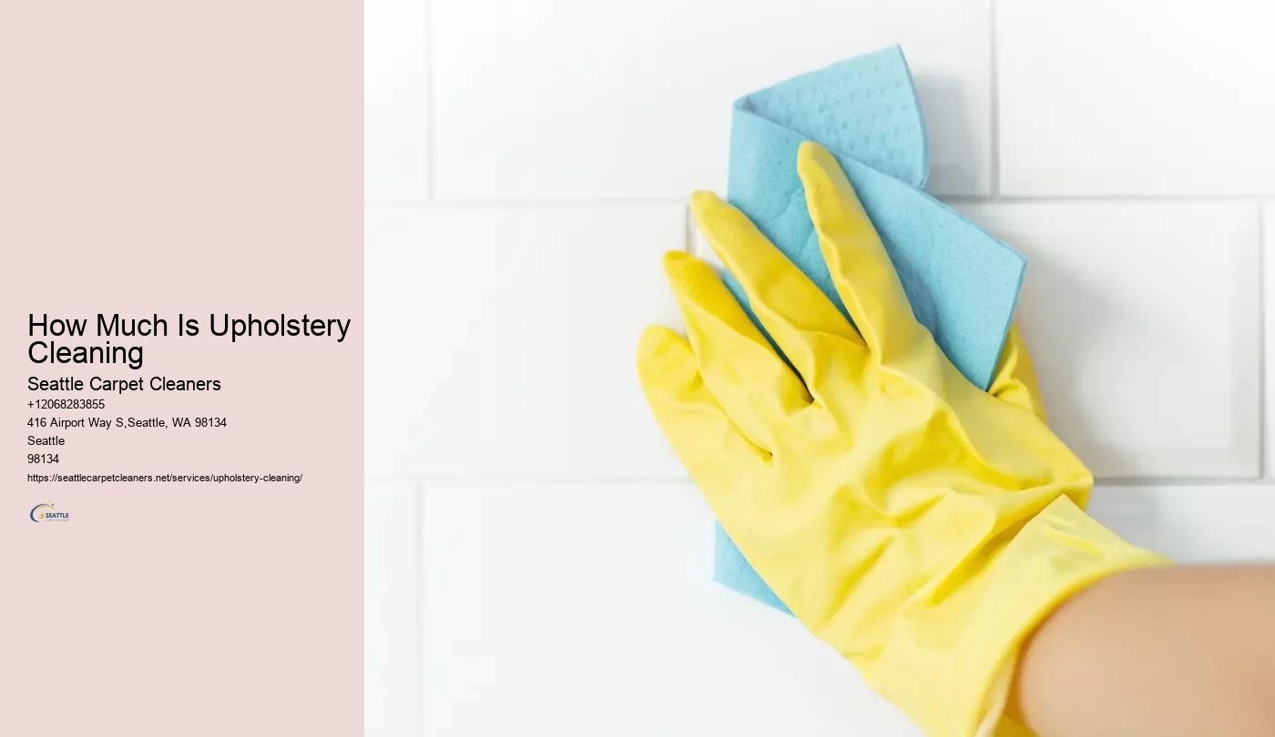 How Much Is Upholstery Cleaning